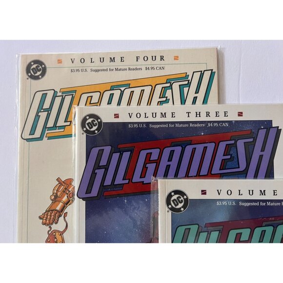 Gilgamesh II Comic Book Collection Iss. #1-4 By Jim Starlin & Steve Oliff ©1989 - Picture 2 of 7